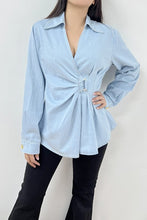 Load image into Gallery viewer, Denim blouse
